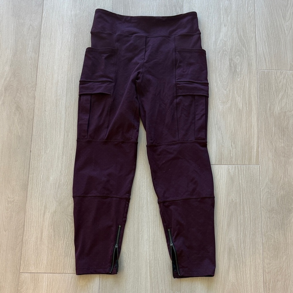 Lululemon Athletica Dark Purple Cargo Joggers